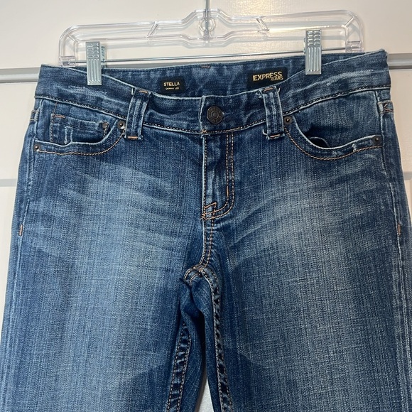Express Blue Stella skinny leg Jeans Classic Style size 8. In perfect condition! - Picture 3 of 11